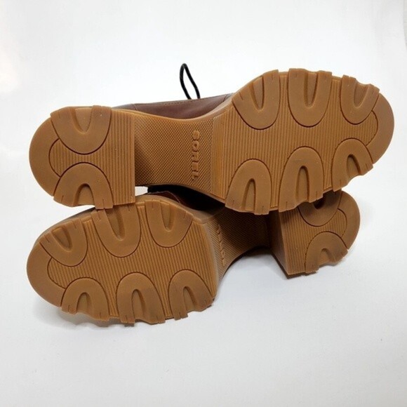 SOREL BREX™ HEEL LACE WATERPROOF LEATHER STANDOUT LUG SOLE CHUNKY BOOTIES - Picture 6 of 16